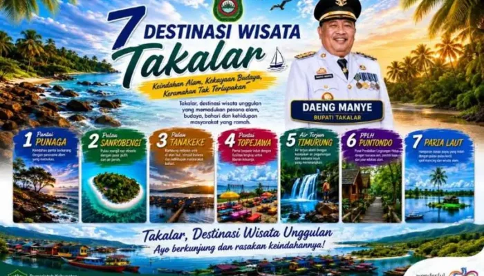 Bupati Daeng Manye Genjot Pariwisata, 7 Destinasi Wisata Takalar Siap Mendunia