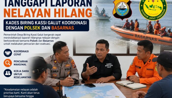 Nelayan Asal Galesong Hilang di Perairan Kodingareng, Kades Biring Kassi dan Basarnas Bergerak Cepat Lakukan Pencarian