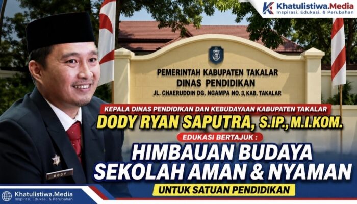 Cegah Bullying dan Kekerasan, Disdikbud Takalar Tekankan Budaya Sekolah Ramah Anak di Seluruh Satuan Pendidikan