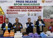 BBPOM Makassar Bongkar Pabrik Kosmetik Ilegal Bermerkuri, Omzet Capai Rp65 Juta per Pekan, Diduga Milik Putri Glow