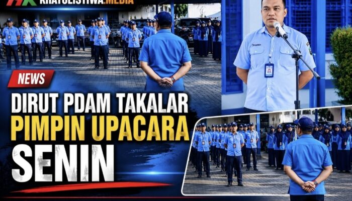 Perumda Tirta Panrannuangku Takalar Jadi Percontohan Sulsel-Sulbar, Dirut Tekankan Disiplin dan Pelayanan Prima