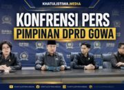 Usai RDPU Gabungan Komisi, Empat Pimpinan DPRD Gowa Gelar Konferensi Pers, Tiga Isu Disebut