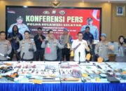 Kapolda Sulsel Pimpin Konferensi Pers, Ratusan Pelaku Kejahatan Jalanan Berhasil Diungkap