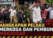 Polisi Bentuk Barikade Ketat Saat Tangkap Terduga Pemerkosa dan Pembunuh Bocah 12 Tahun di Makassar