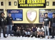 Resmob Bulukumba Tangkap Lima Terduga Pelaku Penganiayaan Korban Mengalami Luka Tusuk Serius Dada