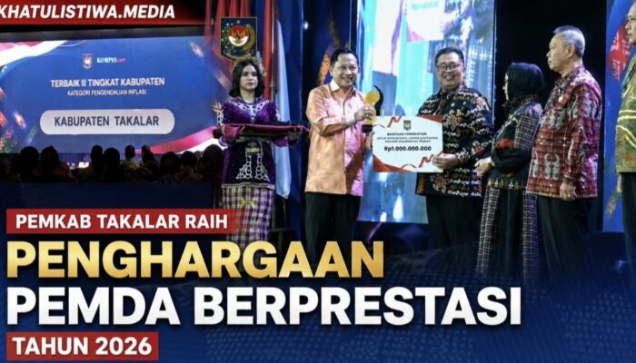 Hebat! Pemkab Takalar Sabet Penghargaan Bergengsi Pemda Berprestasi 2026