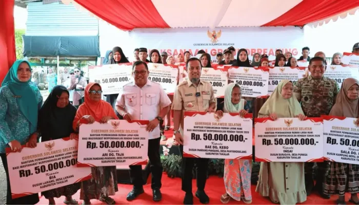 Daeng Manye Kawal Program RLH Rp7 Miliar, Warga Miskin Takalar Mulai Dapat Harapan Baru