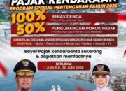 Pemprov Sulsel Hapus Denda PKB 100 Persen, Diskon Pokok Pajak Hingga 50 Persen