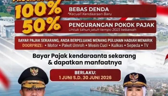 Pemprov Sulsel Hapus Denda PKB 100 Persen, Diskon Pokok Pajak Hingga 50 Persen