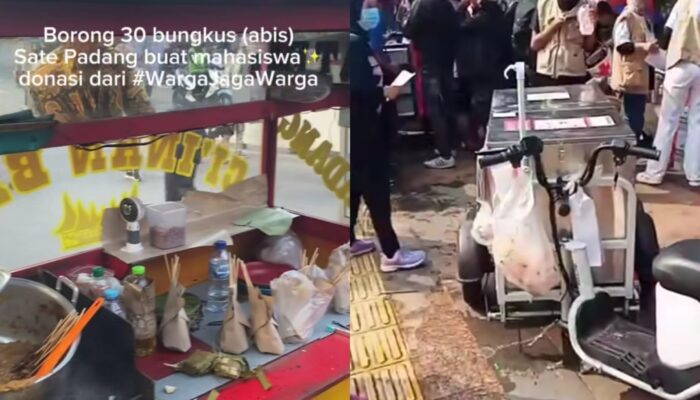 Tuai Pujian Netizen, Aksi Borong Dagangan PKL untuk Mahasiswa Viral di Medsos: Demonya jadi Berkah Pedagang