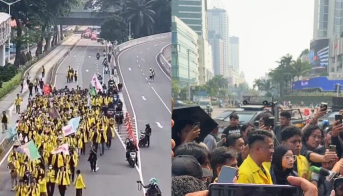Bundaran HI Diblokade Jadi Titik Kumpul Aksi, Massa Mahasiswa Ngaku Kecewa Meski Sempat Bersurat ke Polisi