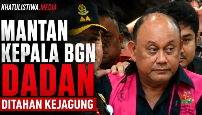 Sehari Setelah Dicopot, Mantan Kepala BGN Dadan Hindayana Ditahan Kejagung