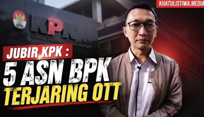 KPK OTT Lagi di Muara Enim, Lima ASN BPK Ikut Terjaring