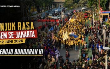 Ribuan Mahasiswa Kepung Bundaran HI, BEM Jabodetabek Bawa Tuntutan Keras ke Pemerintah