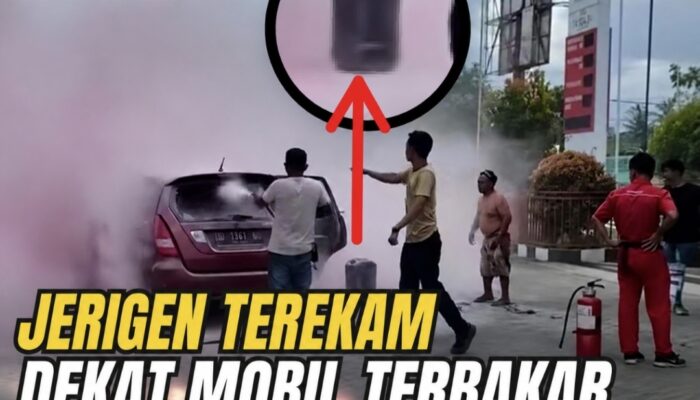 Jerigen di Dekat Mobil Terbakar di SPBU Lambocca Bantaeng Jadi Sorotan, Warganet: Mafia BBM atau Bukan?