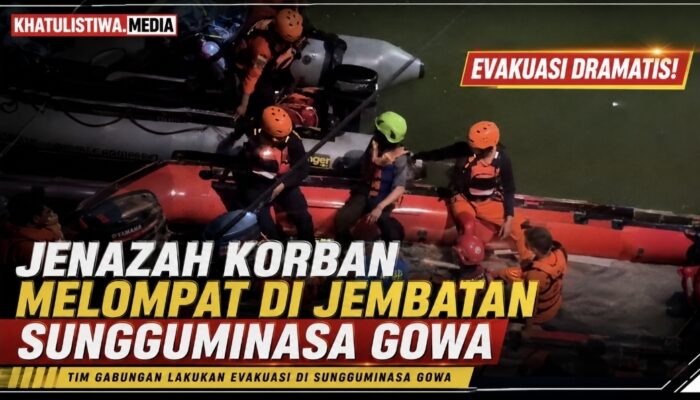 Remaja Terjun dari Jembatan Kembar Sungguminasa, Korban Ditemukan Meninggal Dunia