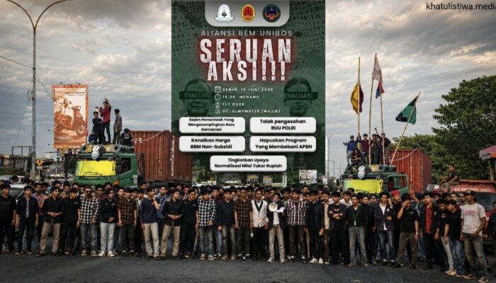 Aliansi BEM Unibos Turun ke Jalan, Blokade Fly Over dan Suarakan Lima Tuntutan kepada Pemerintah