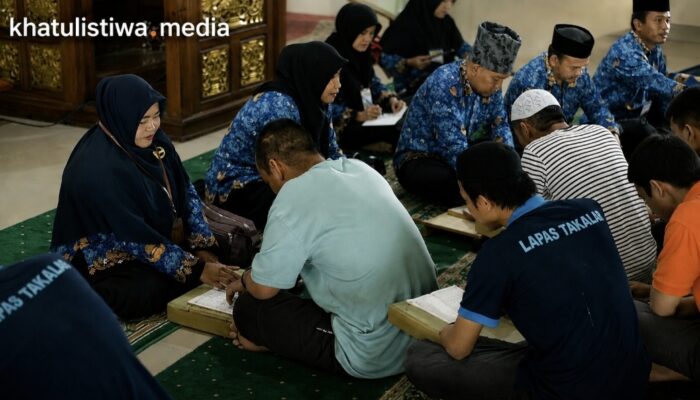 Enam Kali Sepekan, Warga Binaan Lapas Takalar Ikuti Program Pemberantasan Buta Aksara Al-Qur’an