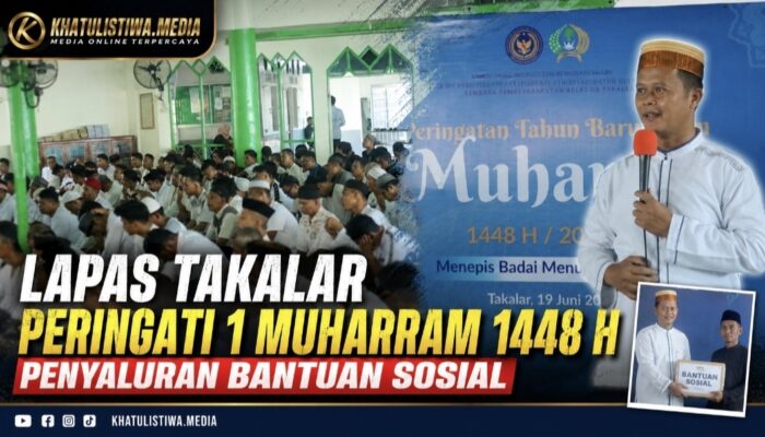Lapas Takalar Peringati 1 Muharram 1448 H, Salurkan Bantuan ke Panti Asuhan