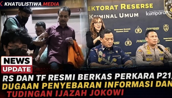 RS Berompi Oranye, TF Ditangkap Dini Hari: Kasus Dugaan Fitnah Ijazah Jokowi Masuk Tahap P21