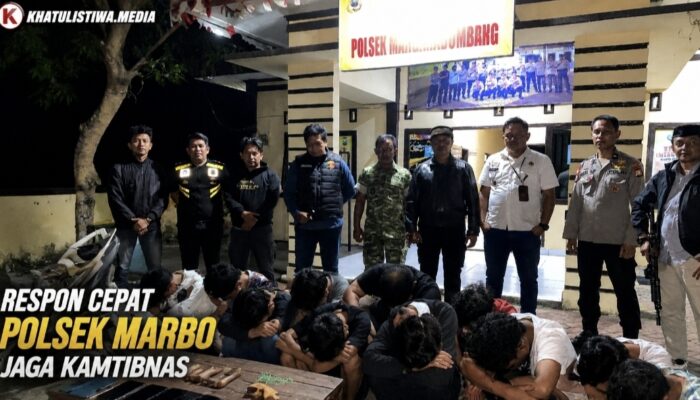 April Hingga Juni 2026: Polsek Marbo Berhasil Ungkap Pelaku Teror Busur Remaja, Jaga Stabilitas keamanan wilayah