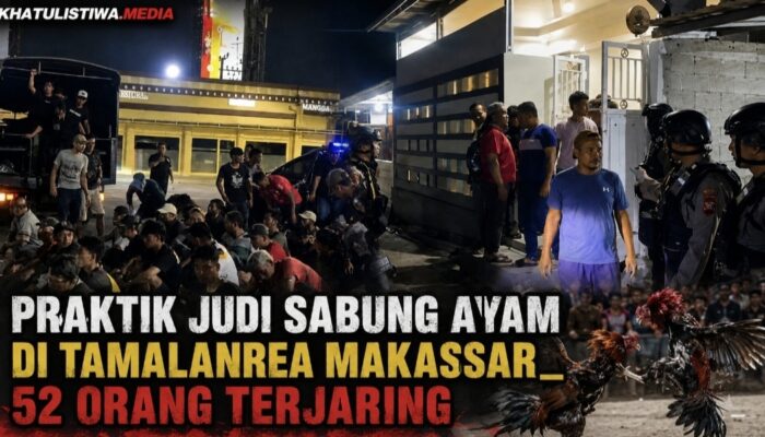 Judi Sabung Ayam di Tamalanrea Makassar: Polisi Sita Uang dan Arena Pertandingan, Profesi Pemilik Rumah Jadi Sorotan!
