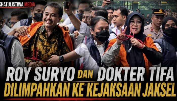 Roy Suryo dan Dokter Tifa Dilimpahkan ke Kejaksaan, Kasus Dugaan Penyebaran Informasi Ijazah Jokowi Masuk Tahap Penuntutan