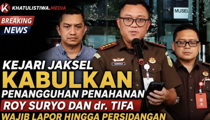 Berkas P21 dan Tahap II Rampung, Roy Suryo dan dr. Tifa Tidak Ditahan dengan Jaminan Keluarga, Jalani Wajib Lapor