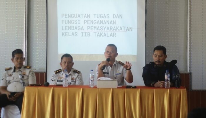 Perkuat Pengamanan dan Pelayanan, Kalapas Takalar Tekankan Disiplin dan Integritas Petugas