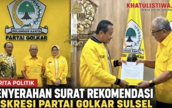 Bahlil Serahkan Rekomendasi Diskresi ke Kak Aco, Sinyal Kuat Menuju Nahkoda Golkar Sulsel