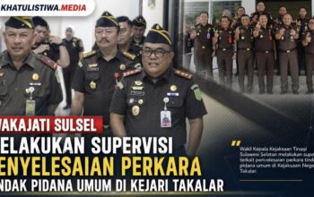 Supervisi di Kejari Takalar, Wakajati Sulsel: Integritas Kejaksaan Dimulai dari Kedisiplinan