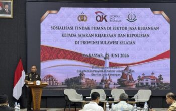 Wakajati Sulsel Hadiri Sosialisasi Penanganan Tindak Pidana Sektor Keuangan OJK