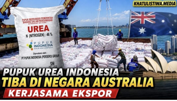 Pupuk Indonesia Tembus Pasar Australia, Ekspor 47.250 Ton Urea Perkuat Ketahanan Pangan Indo-Pasifik