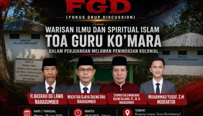 Karang Taruna Gassing Gau Bangkitkan Warisan Toa Guru Komara, Siapkan Buku Sejarah dan Museum Budaya