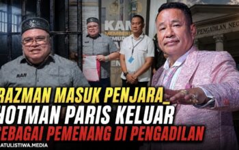 Razman Arif Nasution Resmi Dieksekusi ke Lapas Cipinang, Kasus Lawan Hotman Paris Berakhir Penjara