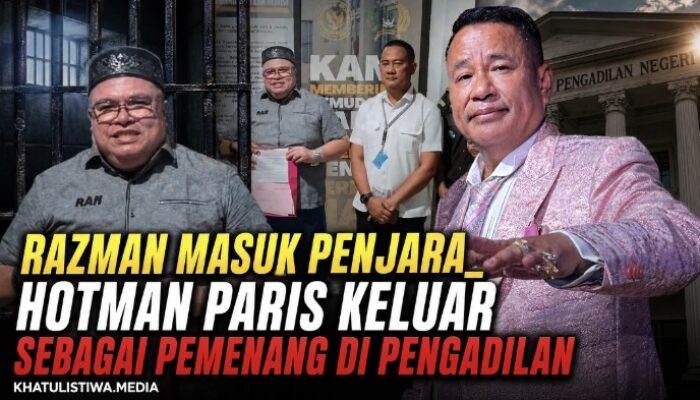 Razman Arif Nasution Resmi Dieksekusi ke Lapas Cipinang, Kasus Lawan Hotman Paris Berakhir Penjara