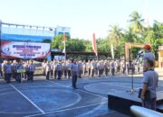 Dalam Rangka HUT Bhayangkara Ke-80 Tahun, Wakapolres Takalar Resmi Membuka Pertandingan Bola Voli