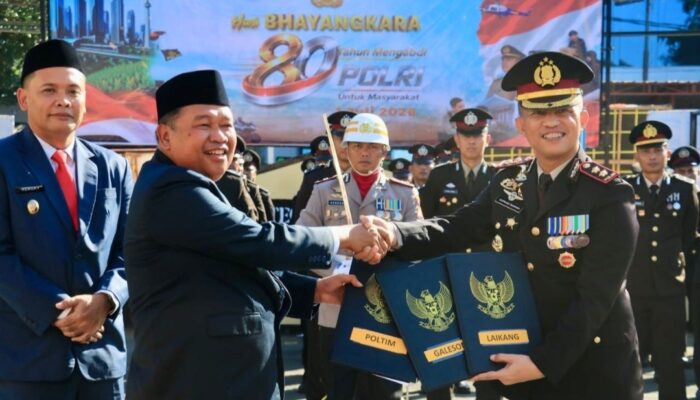 Bupati Daeng Manye Beri Kado Istimewa untuk Polri, Empat Lahan Diserahkan demi Hadirkan Tiga Polsek Baru Takalar