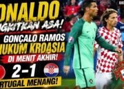 Portugal Bangkit Dramatis! Ronaldo Samakan Skor, Gonçalo Ramos Jadi Penentu Kemenangan atas Kroasia