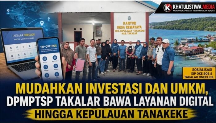 Jemput Bola ke Pulau, Pemkab Takalar Hadirkan SIP OKE BOS dan Takalar Oneclick, Urus Izin Kini Bisa dari Desa