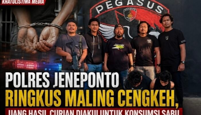 Terbongkar! Komplotan Maling Cengkeh di Jeneponto Gunakan Hasil Curian untuk Beli Sabu