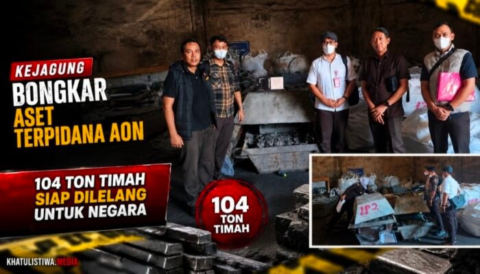 Kejagung Sita Lebih 104 Ton Timah Milik Terpidana Aon, Siap Dilelang untuk Bayar Uang Pengganti Korupsi PT Timah