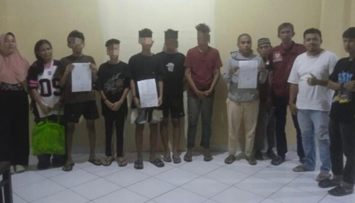 Nekat Curi Bentor Demi Nonton Balap Liar, Lima Remaja Berakhir Damai Lewat Restorative Justice