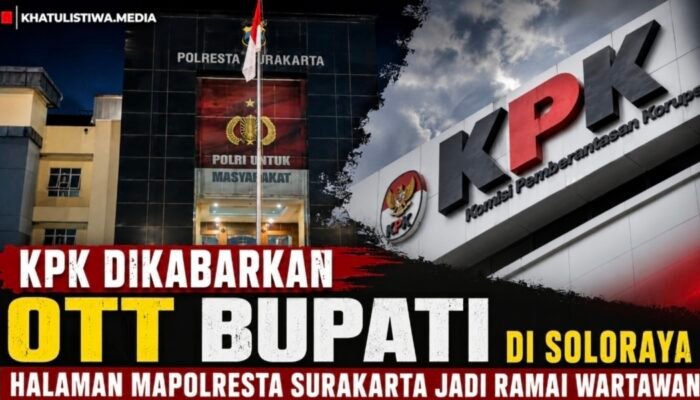 KPK Dikabarkan OTT Bupati di Soloraya, Halaman Mapolresta Surakarta Jadi Ramai