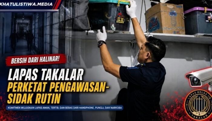 Lapas Takalar Perketat Pengawasan, Sidak Empat Blok Hunian Pastikan Bebas Halinar