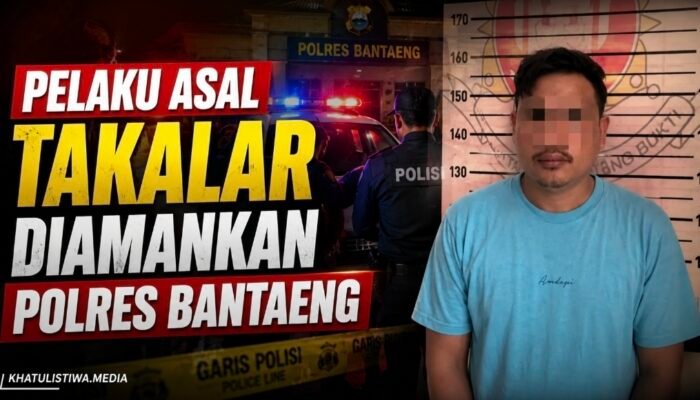 Pria Asal Takalar Diciduk di Bantaeng, Diduga Gelapkan Uang Panaik Rp44,5 Juta Milik Anggota TNI