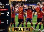 Spanyol Singkirkan Belgia 2-1, Gol Telat Merino Antar La Roja ke Semifinal Piala Dunia 2026