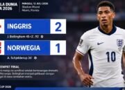 Bellingham Jadi Pahlawan! Inggris Singkirkan Norwegia 2-1 dan Melaju ke Semifinal Piala Dunia 2026