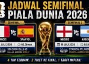 Tak Ada Laga Hari Ini, Semifinal Piala Dunia 2026 Siap Membara: Prancis Hadapi Spanyol, Inggris Bentrok Argentina