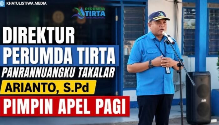 Lewat Apel Pagi, Direktur Perumda Tirta Panrannuangku Perkuat Disiplin, Budaya 3S dan Cinta Wisata Lokal